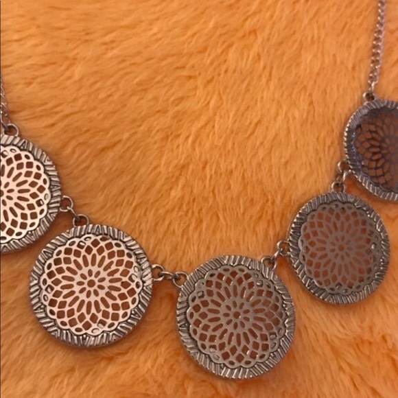 Claires Silver necklace and earring set! - Picture 2 of 4